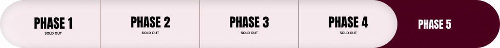 Aquaphobie - Ticketphasengrafik 4 von 5 Phasen sold out